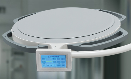 Touch control panel on the light head Touch control panel on the light head