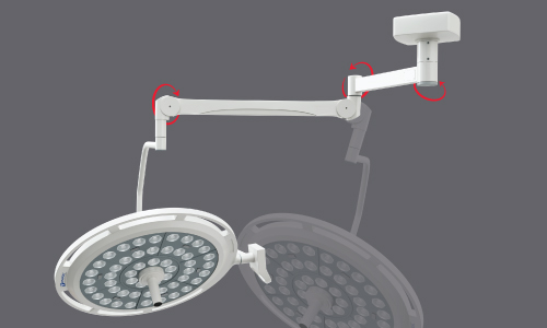 CURVV Ceiling Mounted Surgical Light CURVV Ceiling Mounted Surgical Light