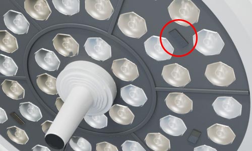 Smart Sensor in Surgical Light optional Smart Sensor in Surgical Light optional